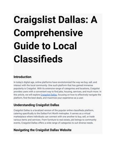 craigslist dallas|craigslist dallas sign in.